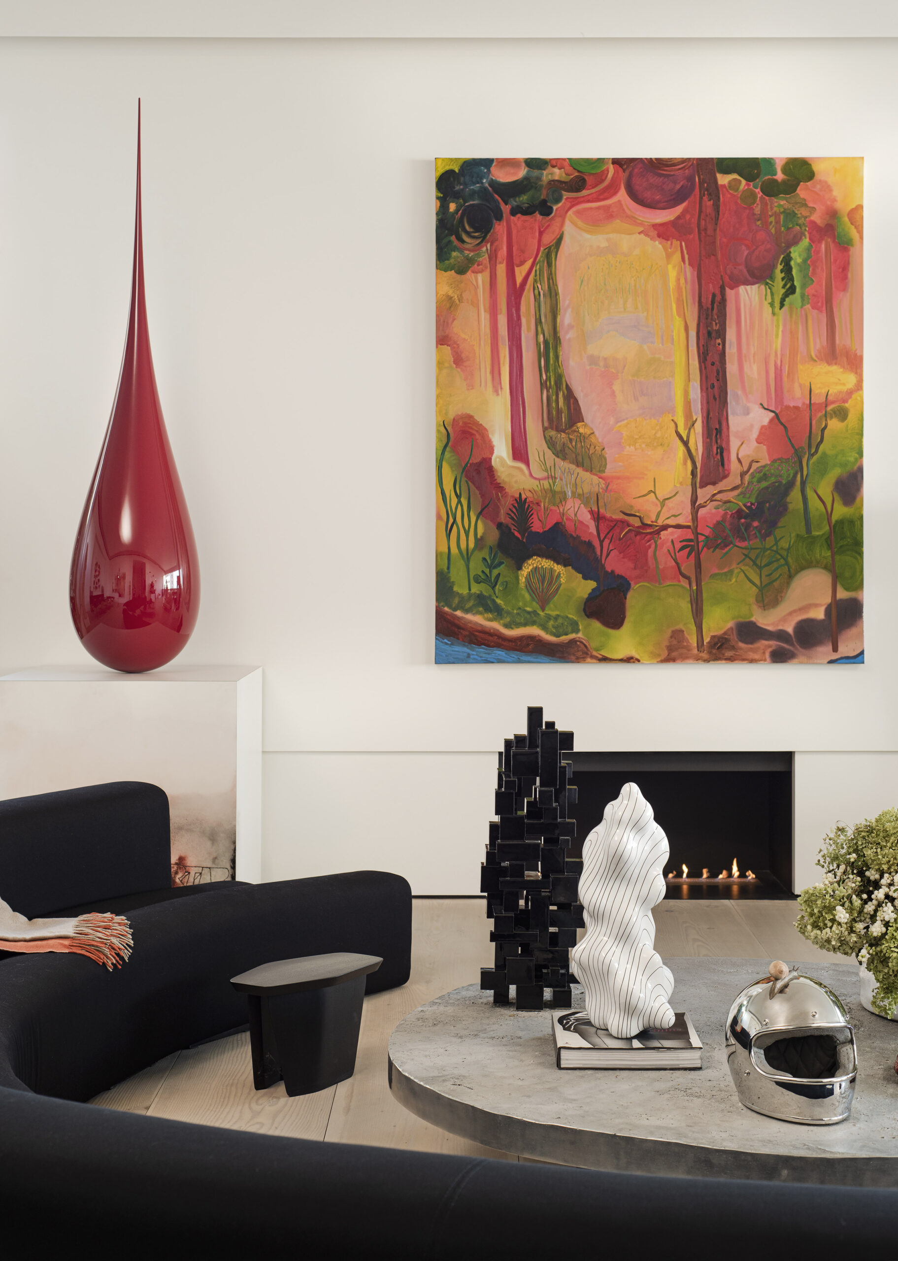 Interiors of Claude Missir private home in Beirut