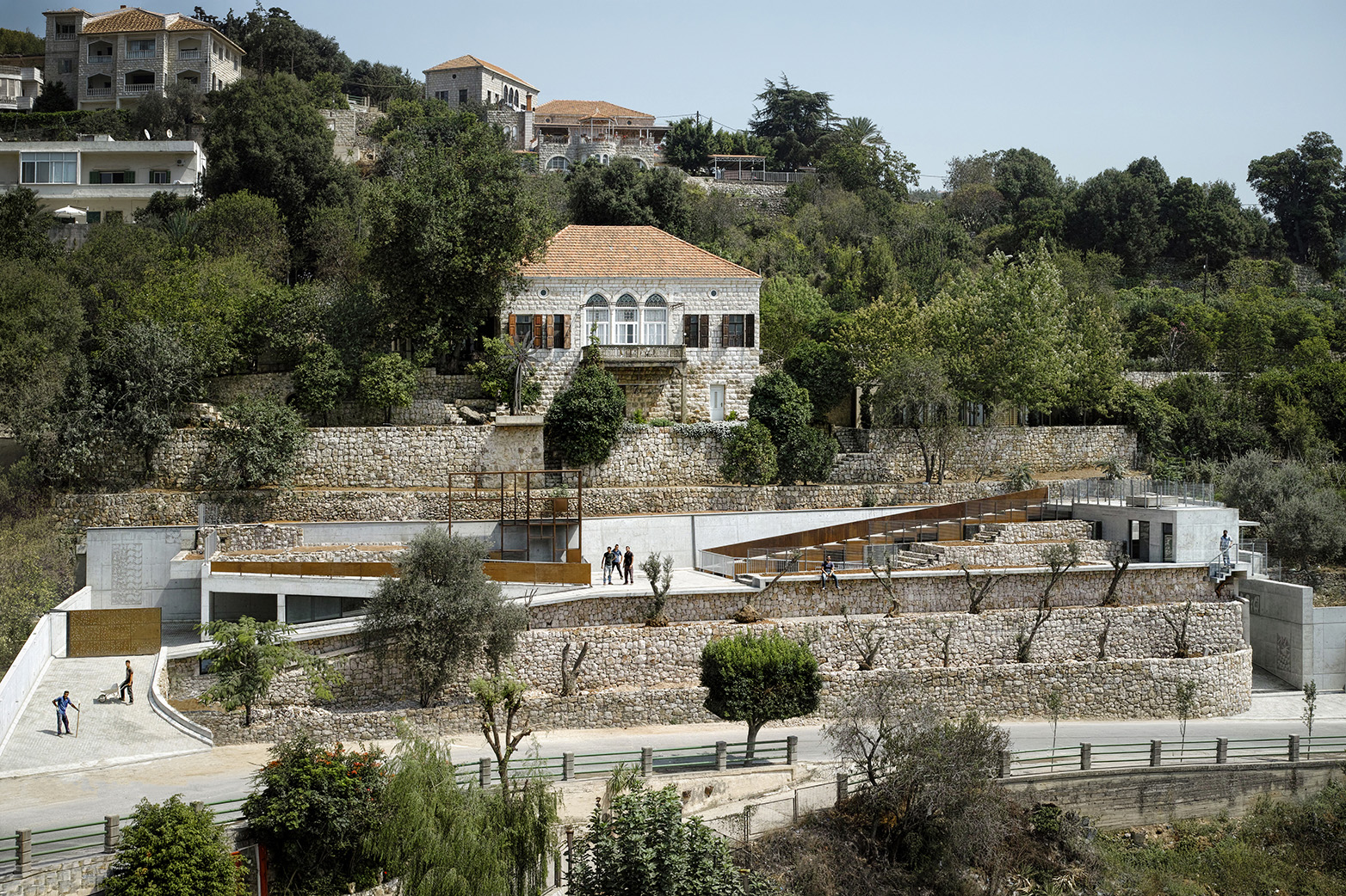 Facade of the muse museum by Nadim Karam
