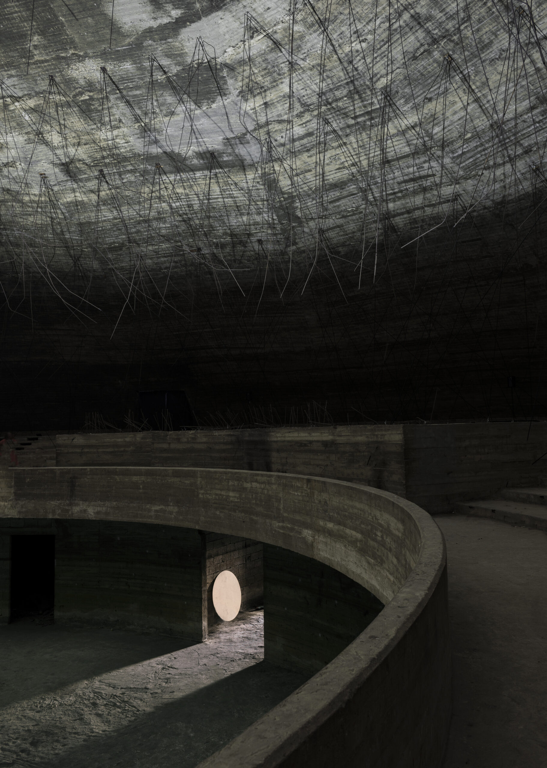 Inside the dome at Rashid Karami center by Oscar Neimeyer