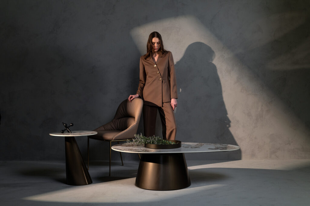 A collection of tables and chairs by Daze furniture