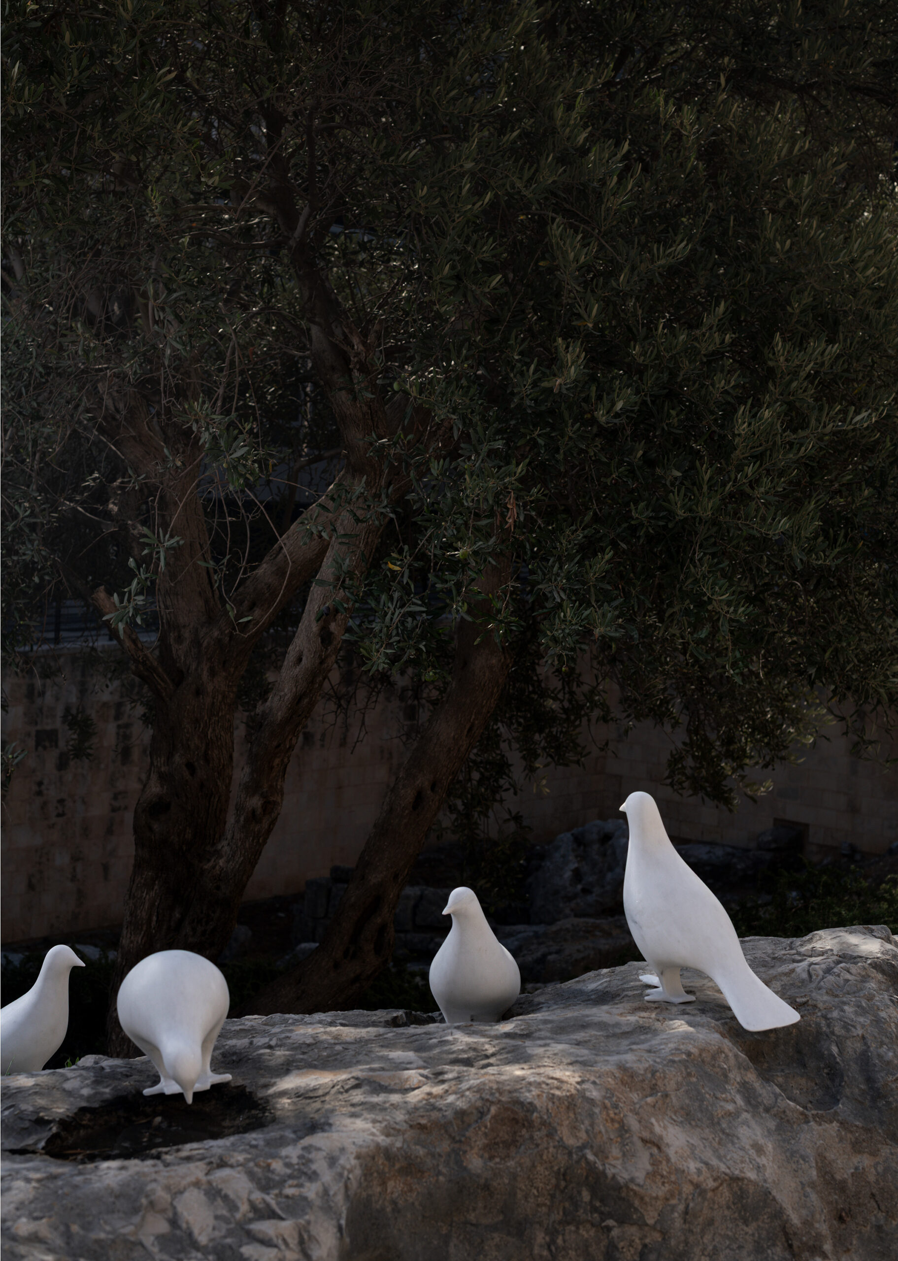 Claude Missir installation at the Roman Baths as part of We Design Beirut 2025 exhibition.