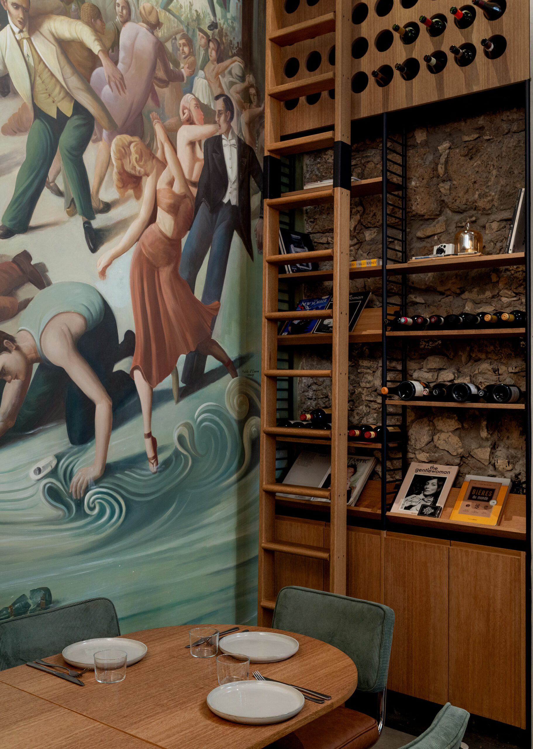 A corner at Father and Bun Bar and Restaurant